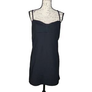 Free People Elegant Black Mini Dress